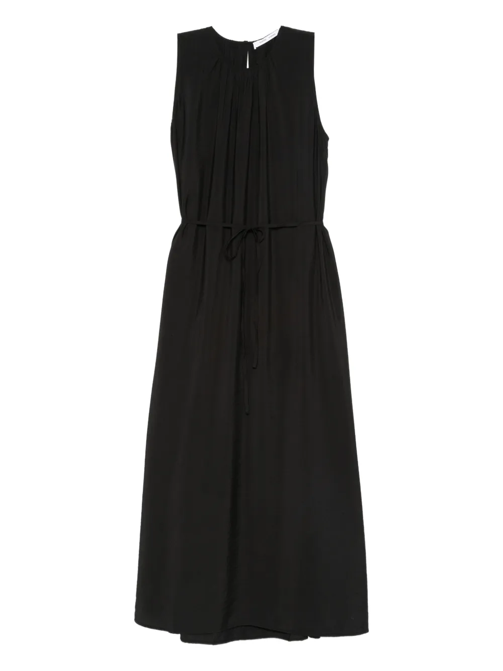 SAMSOE SAMSOE pleated tie-waist dress | Black | Image 1