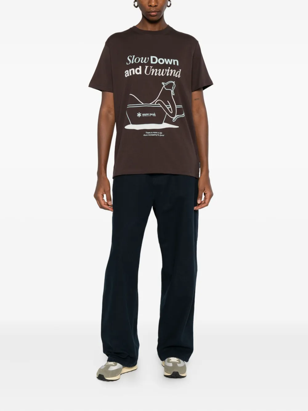 Snow Peak Graphic-print T-shirt In Animal Print