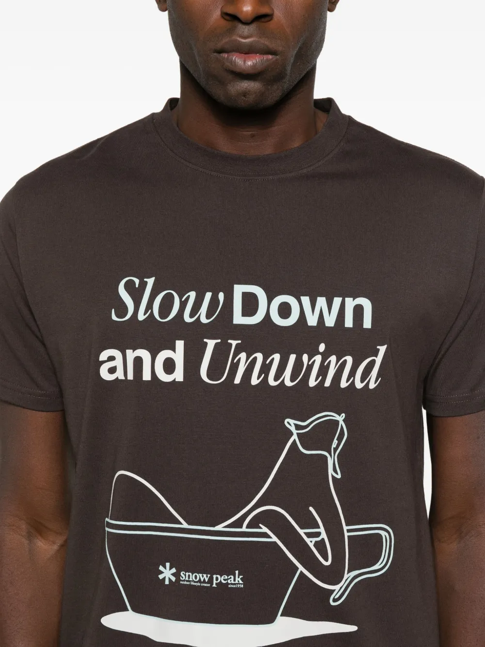 Snow Peak Graphic-print T-shirt In Animal Print