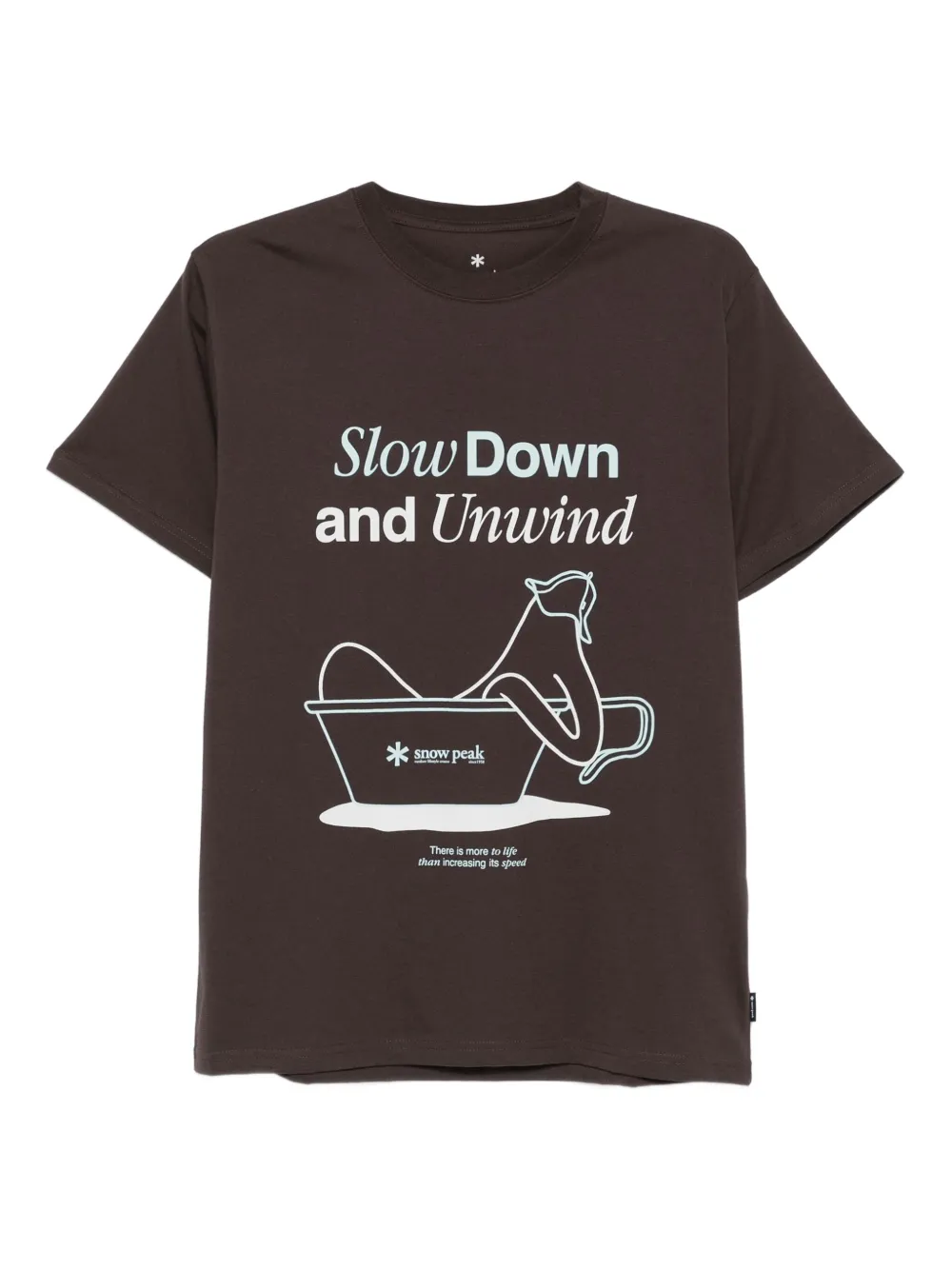 Snow Peak グラフィック Tシャツ - ブラウン Snow Peak グラフィック Tシャツ - ブラウン