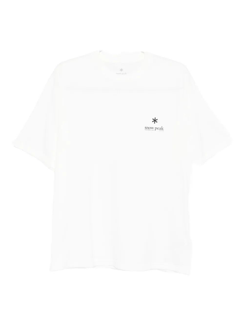 Snow Peak Logo-print T-shirt In White