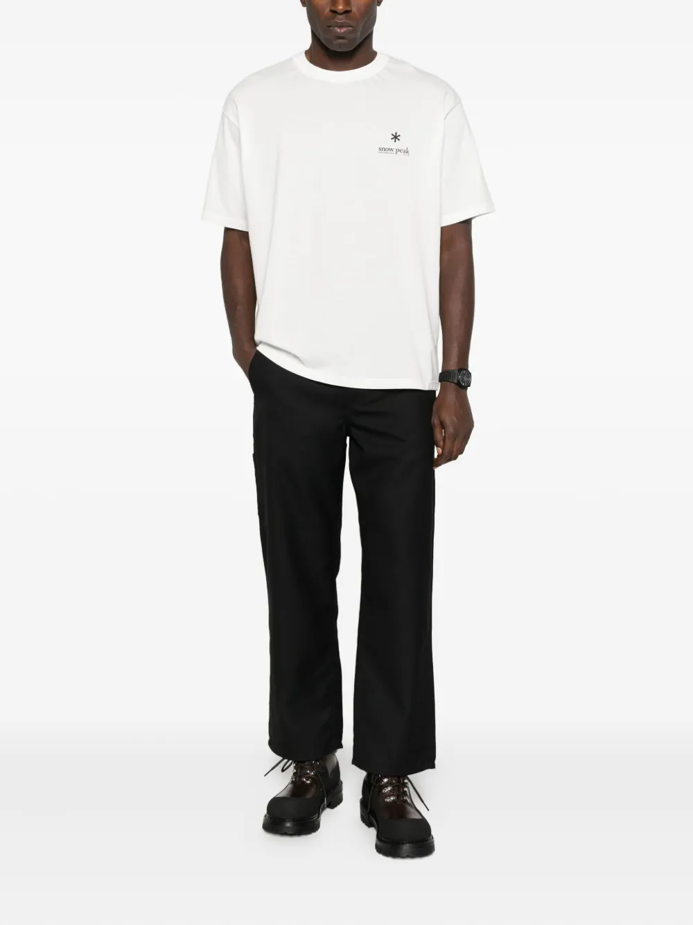 Snow Peak logo-print t-shirt | T-Shirts | Image 2