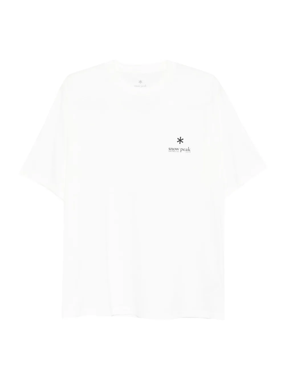 Snow Peak logo-print t-shirt - ホワイト Snow Peak logo-print t-shirt - ホワイト