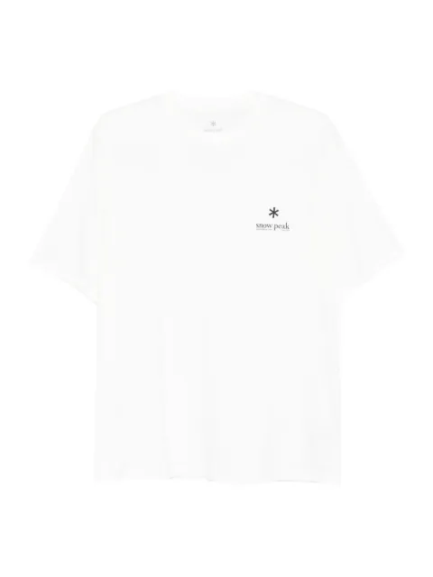Snow Peak logo-print t-shirt