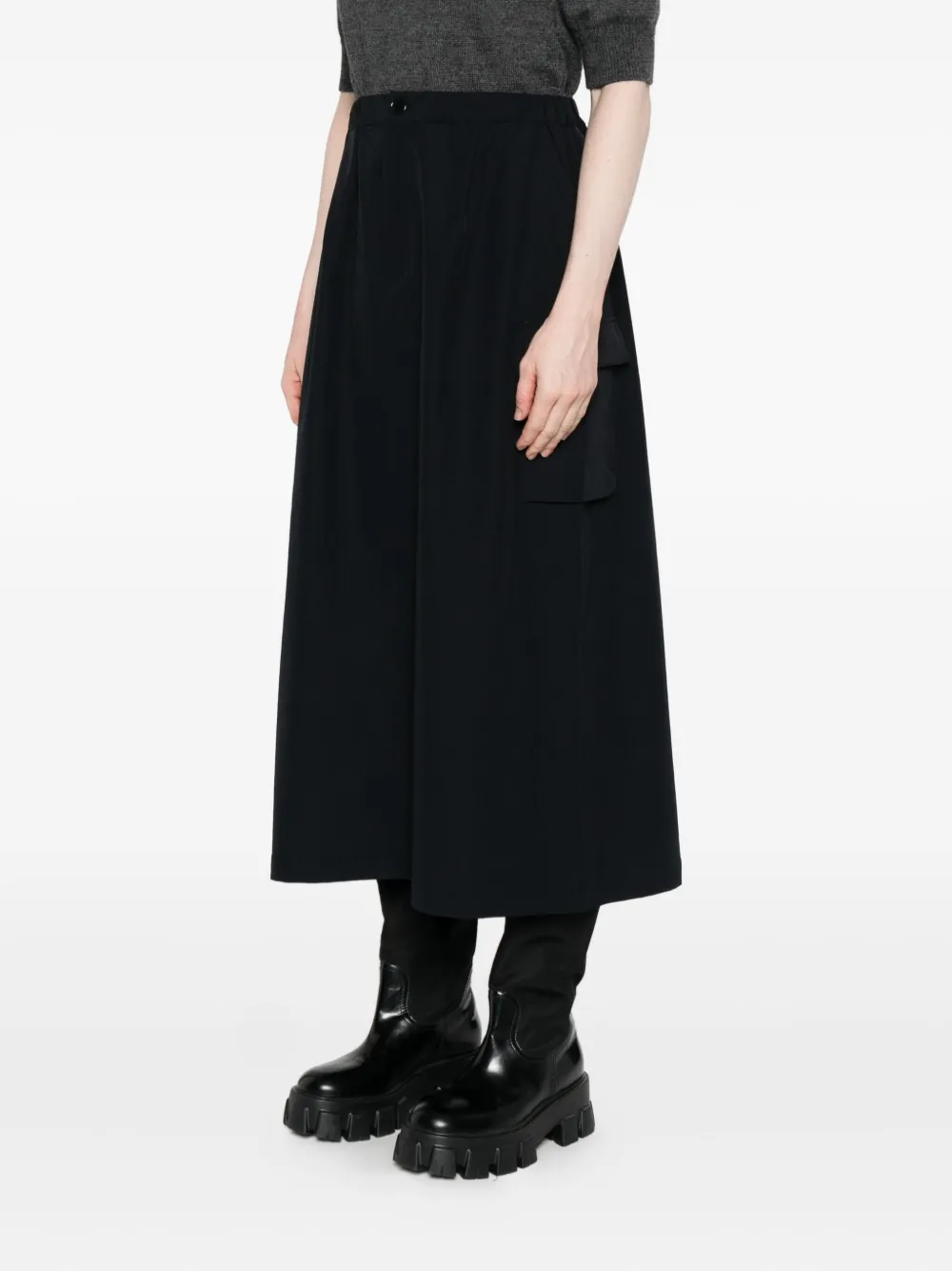 Snow Peak Mini-rok met cargo zak Zwart