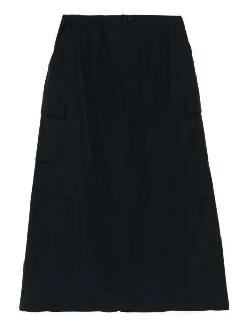 Snow Peak cargo-pocket midi skirt