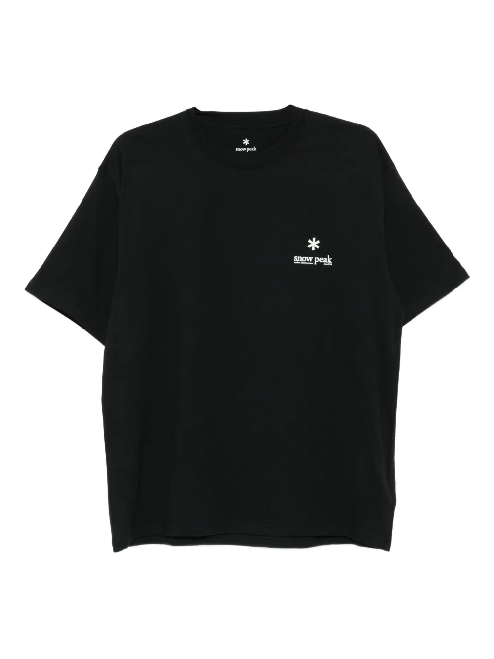 Snow Peak ロゴ Tシャツ - ブラック Snow Peak ロゴ Tシャツ - ブラック