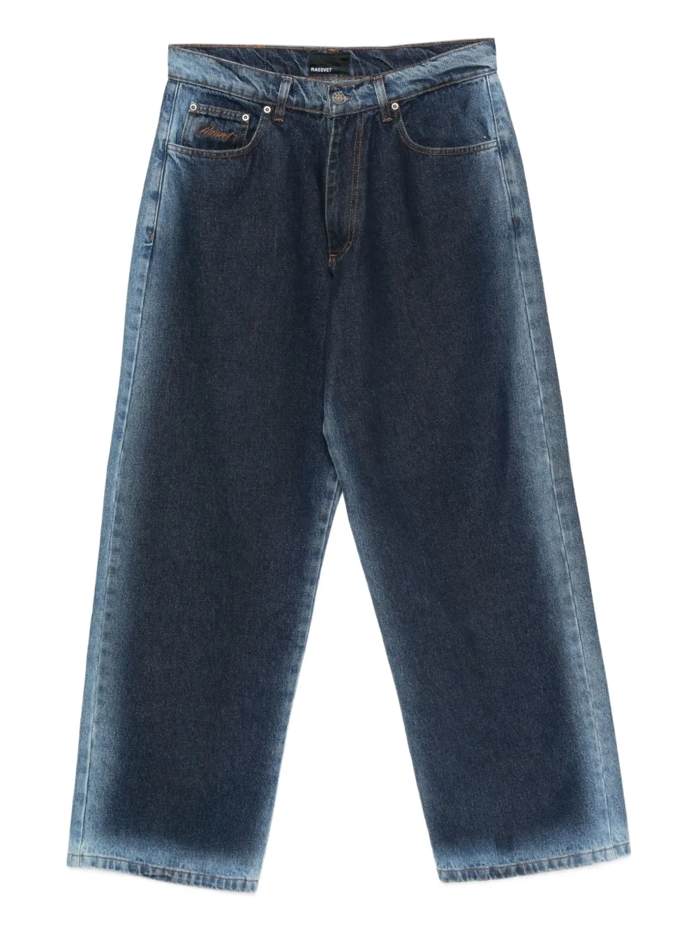 RASSVET washed straight-leg jeans | Blau | Image 1