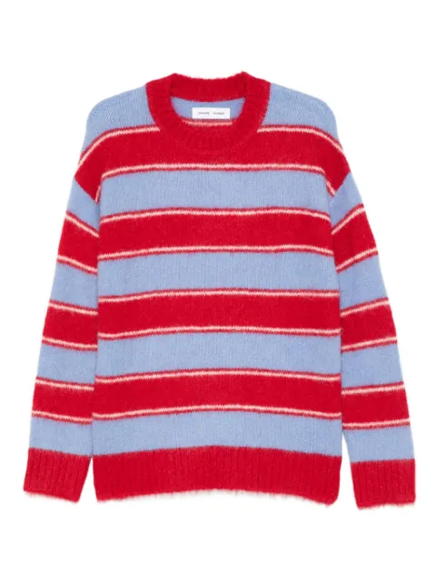 SAMSOE SAMSOE striped crew-neck sweater