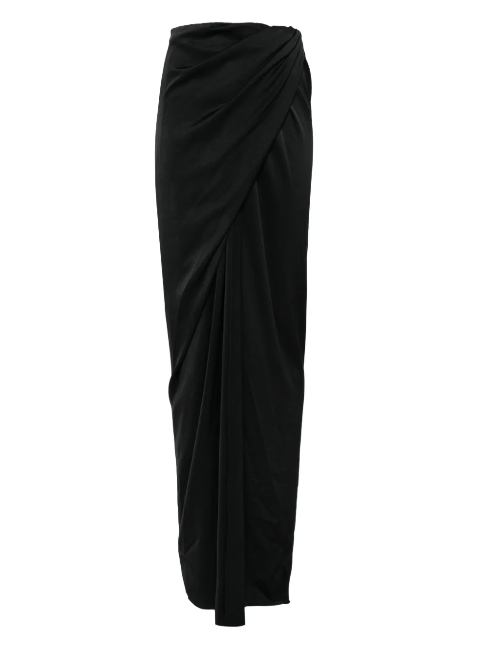 Atlein draped skirt | Black | Image 1