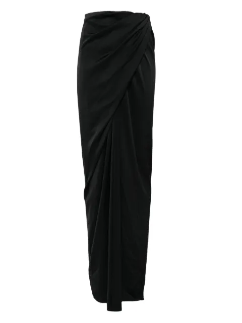 Atlein draped skirt