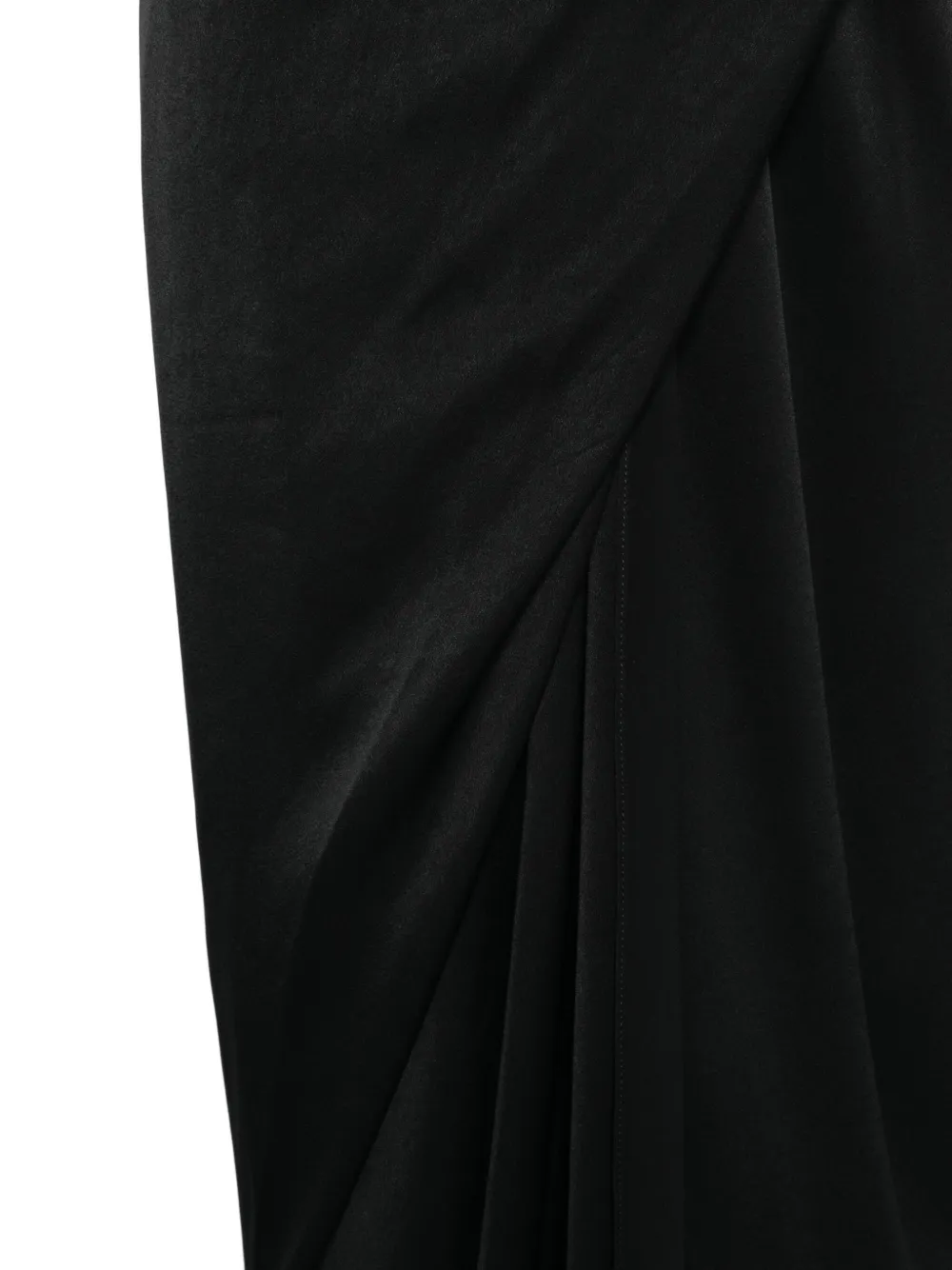 Atlein Draped Skirt In Black