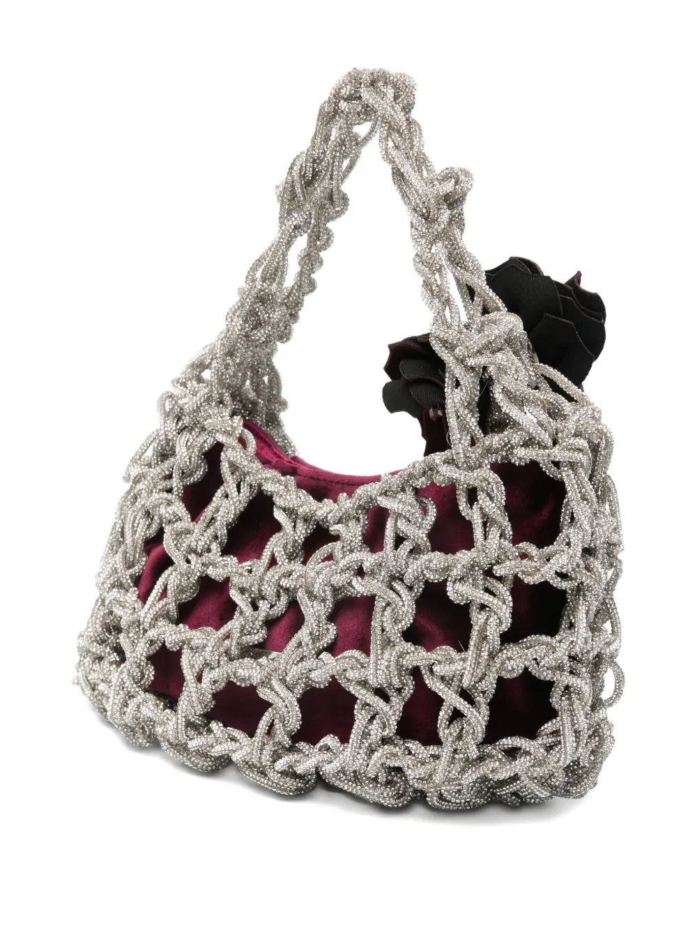 Twenty Four Haitch Handbag Twenty Fourhaitch Woman Color Black In Silver