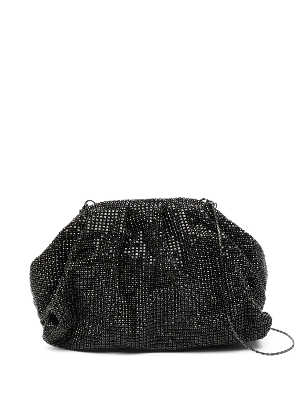 TWENTY FOURHAITCH Petra crystal-embellished clutch bag | Black | Image 1