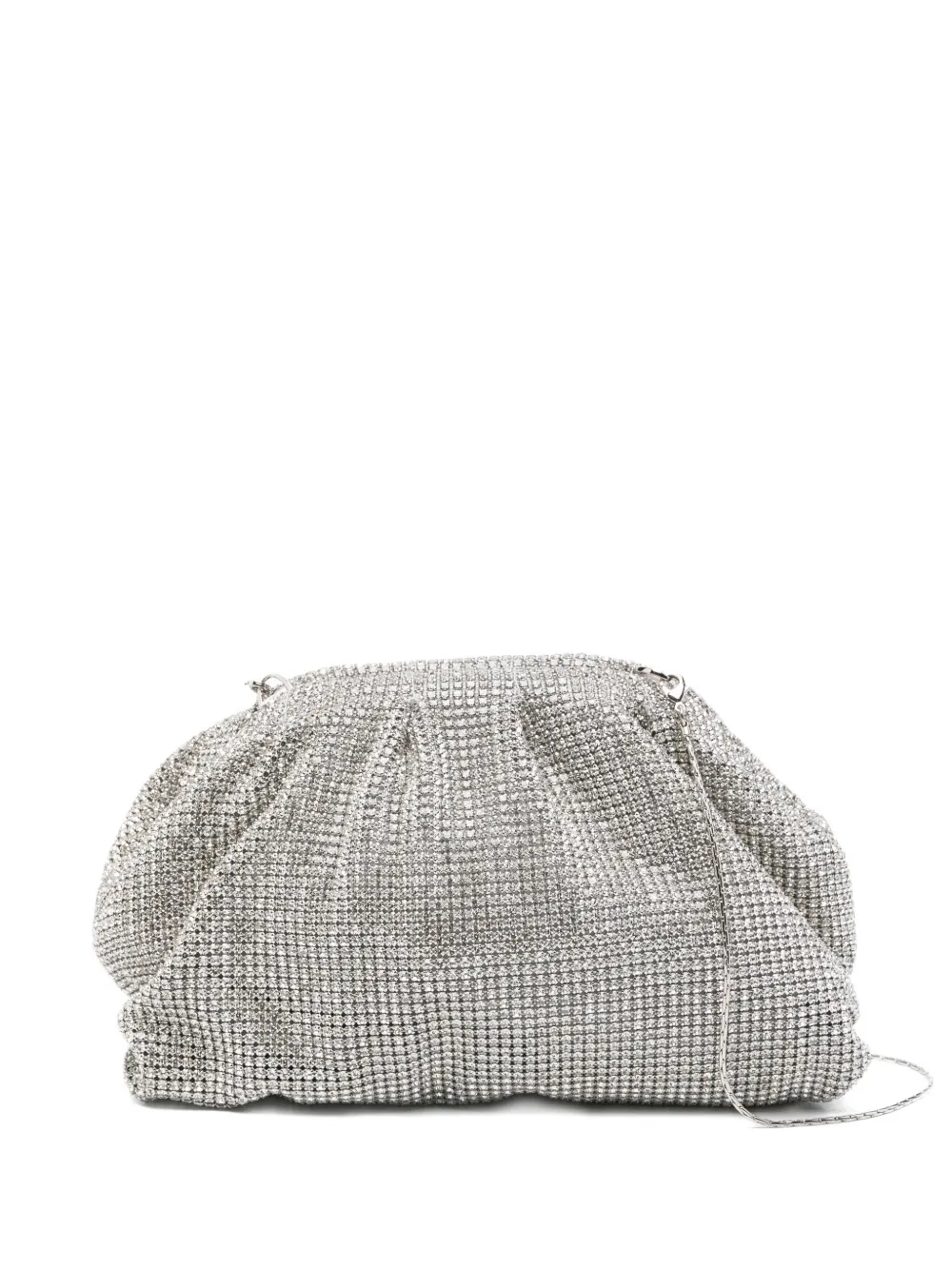 TWENTY FOURHAITCH crystal-embellished clutch bag - シルバートーン TWENTY FOURHAITCH crystal-embellished clutch bag - シルバートーン