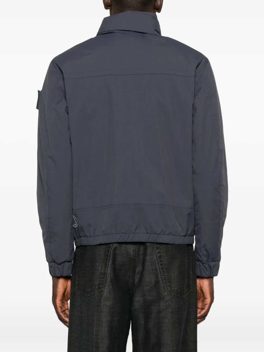 Murphy & Nye Zip-up Lightweight Jacket In Gray