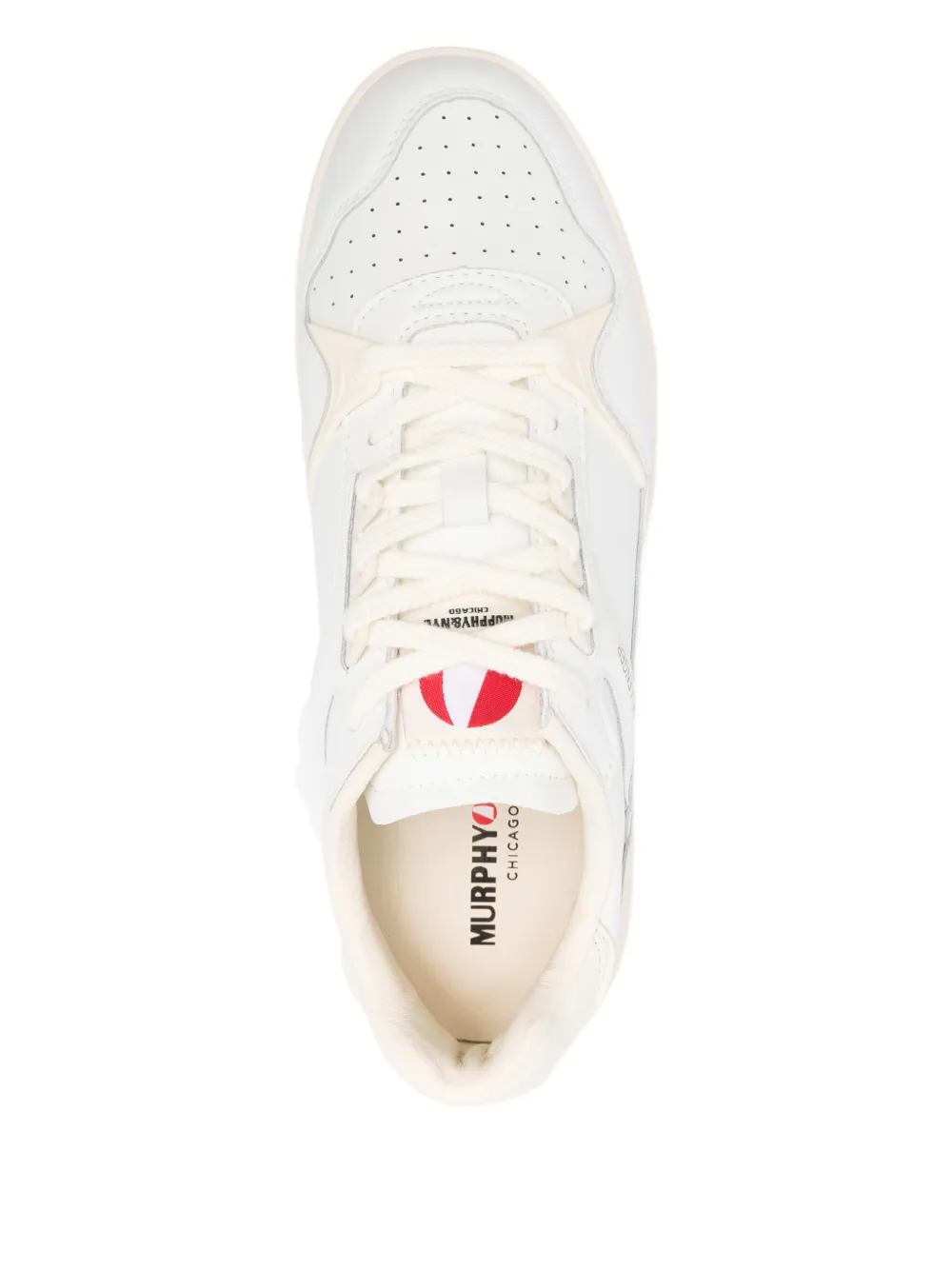 Murphy & Nye Challenger Panelled Sneakers In White