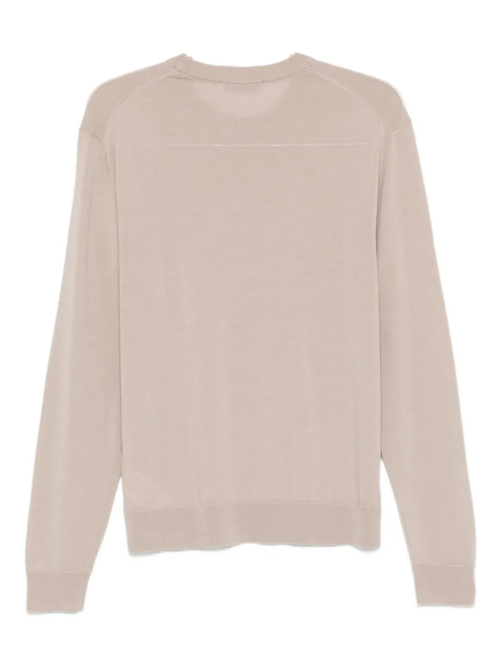 Manuel Ritz crew-neck wool sweater - Beige