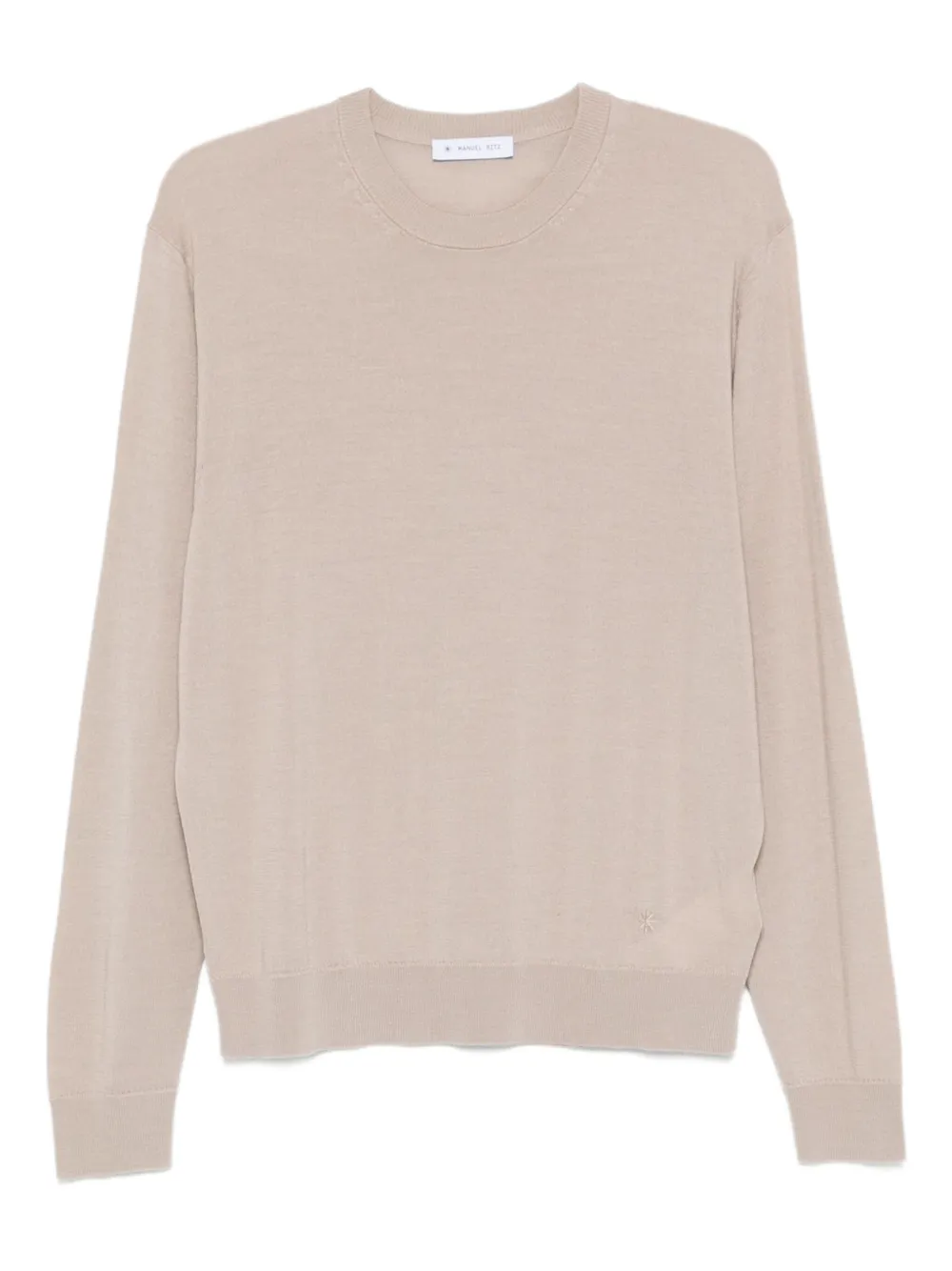 Manuel Ritz crew-neck wool sweater | Neutrals | Image 1
