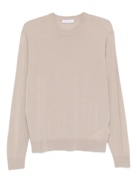 Manuel Ritz suéter de lana con cuello redondo