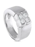 Van Cleef & Arpels Pre-Owned 18K white gold Quatrefoil diamond ring - Silver