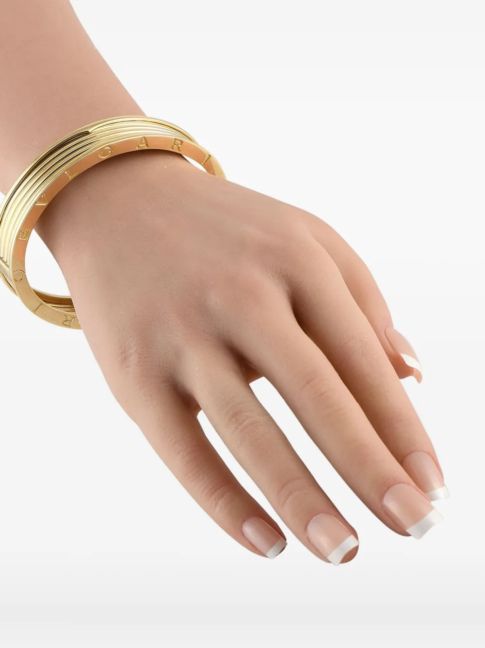 Pre-owned Bvlgari 18k Yellow Gold B.zero1 Bracelet