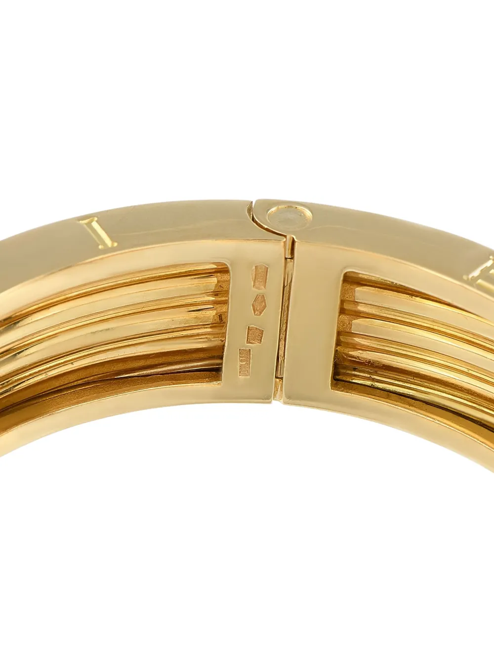 Pre-owned Bvlgari 18k Yellow Gold B.zero1 Bracelet