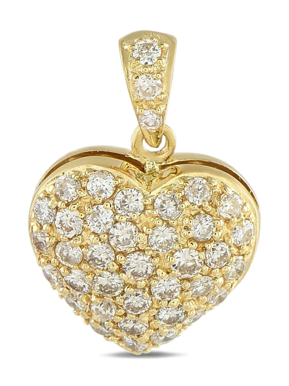 LB Exclusive 18K yellow gold diamond Heart pendant | Gold | Image 1
