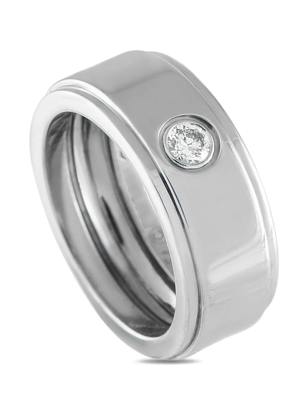 Cartier ダイヤモンド リング 18Kホワイトゴールド - シルバートーン Cartier ダイヤモンド リング 18Kホワイトゴールド - シルバートーン