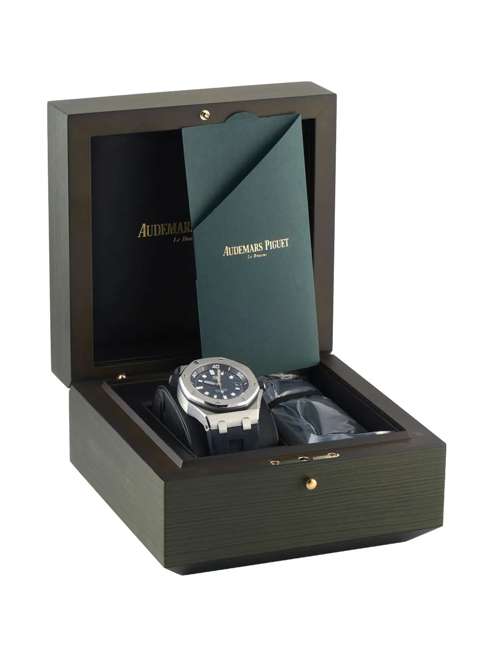 Pre-owned Audemars Piguet Pre Owned Royal Oak Offshore Diver 42mm In Blue