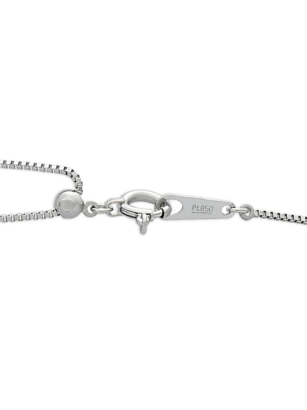LB Exclusive platinum emerald and diamond necklace | Image 2