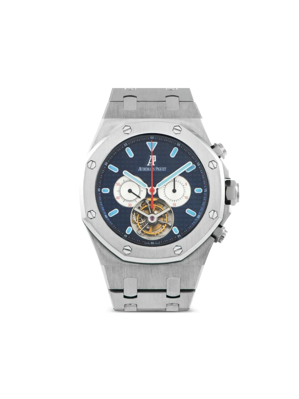 Audemars Piguet pre owned Royal Oak Tourbillon Chronograph 44mm | Blue | Image 1