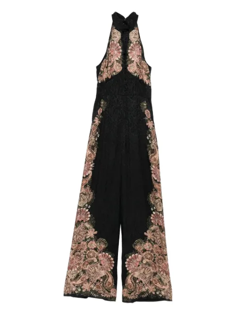 TWINSET jacquard-print long jumpsuit 