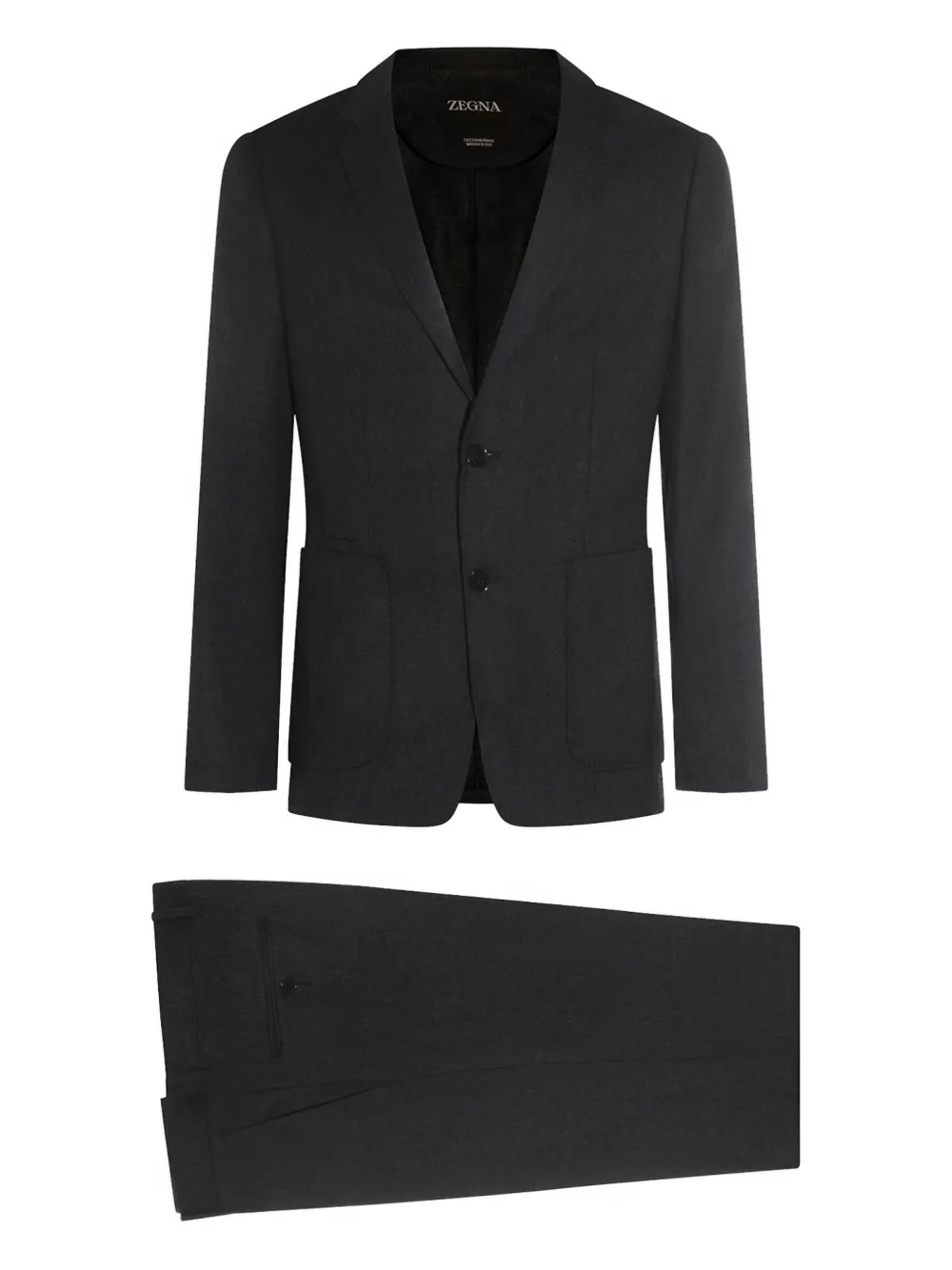 Zegna patch-pocket suit | Grey | Image 1