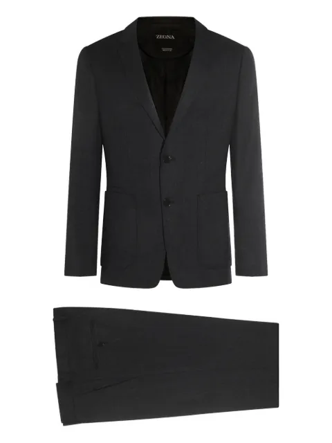 Zegna traje con bolsillo de parche