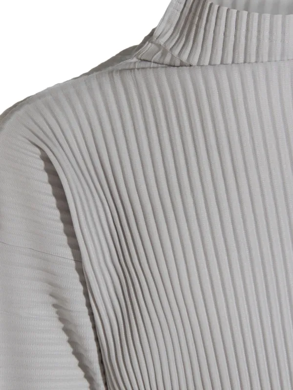 Homme Plissé Issey Miyake タートルネック Tシャツ | グレー