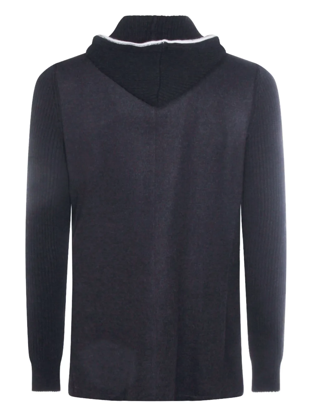 Eleventy Jack met capuchon en vlakken Blauw