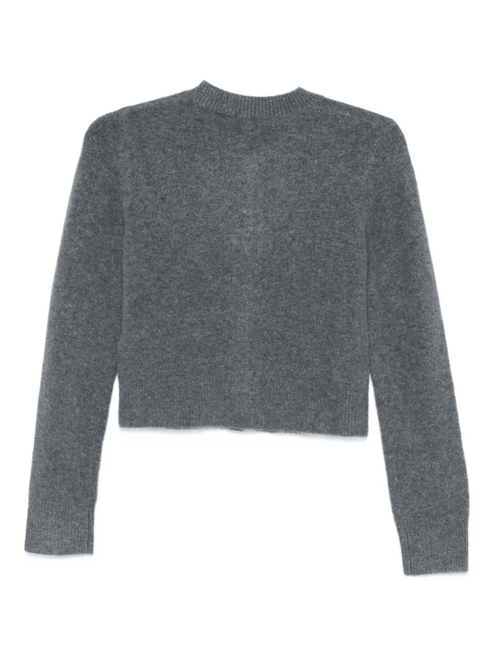 Rails Wool Cropped Cardigan In Gray
