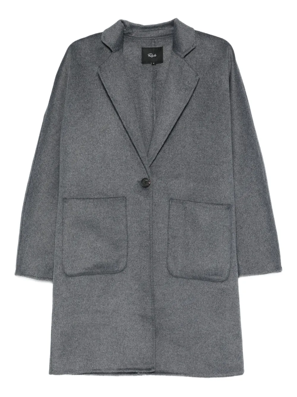 Rails Everest patch-pocket single-breasted coat | Grey | Image 1