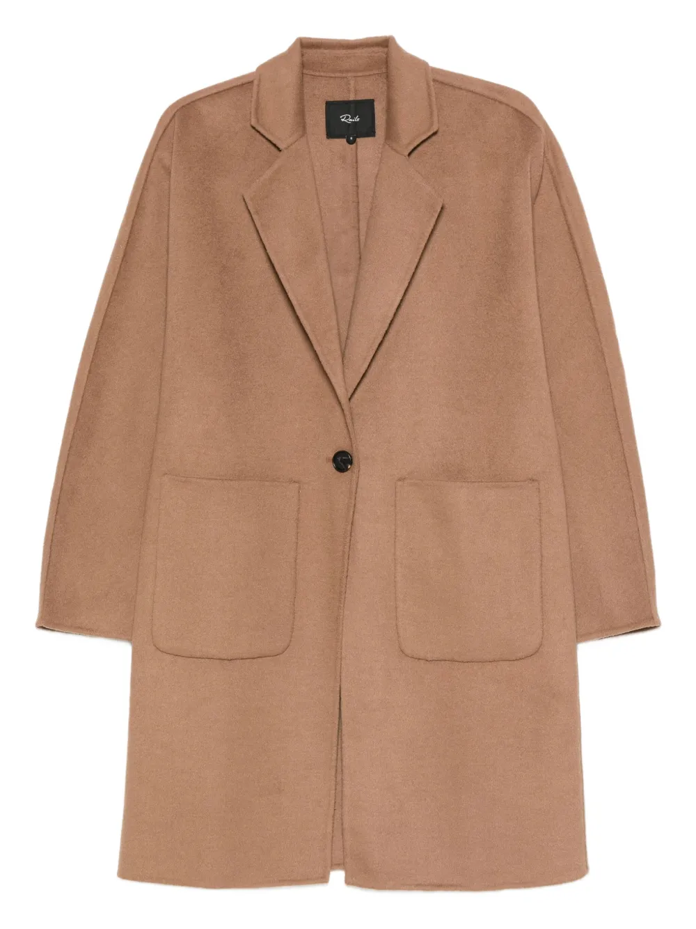 Rails Everest Patch-pocket Single-breasted Coat In Brown