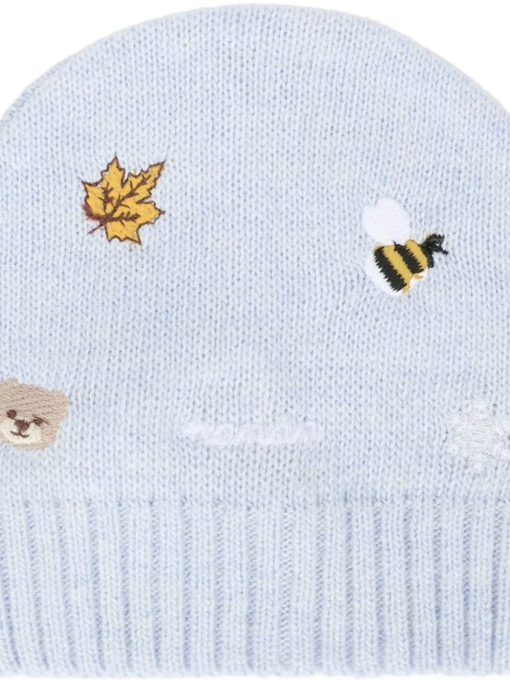 NANAN Muts met borduurwerk Blauw