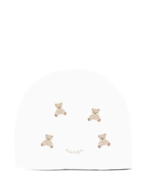 NANAN طاقية منسوجة بتطريز تيدي