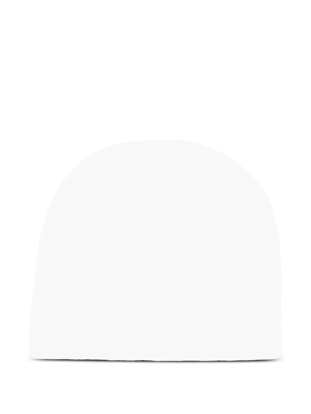 NANAN teddy-embroidered beanie - Wit