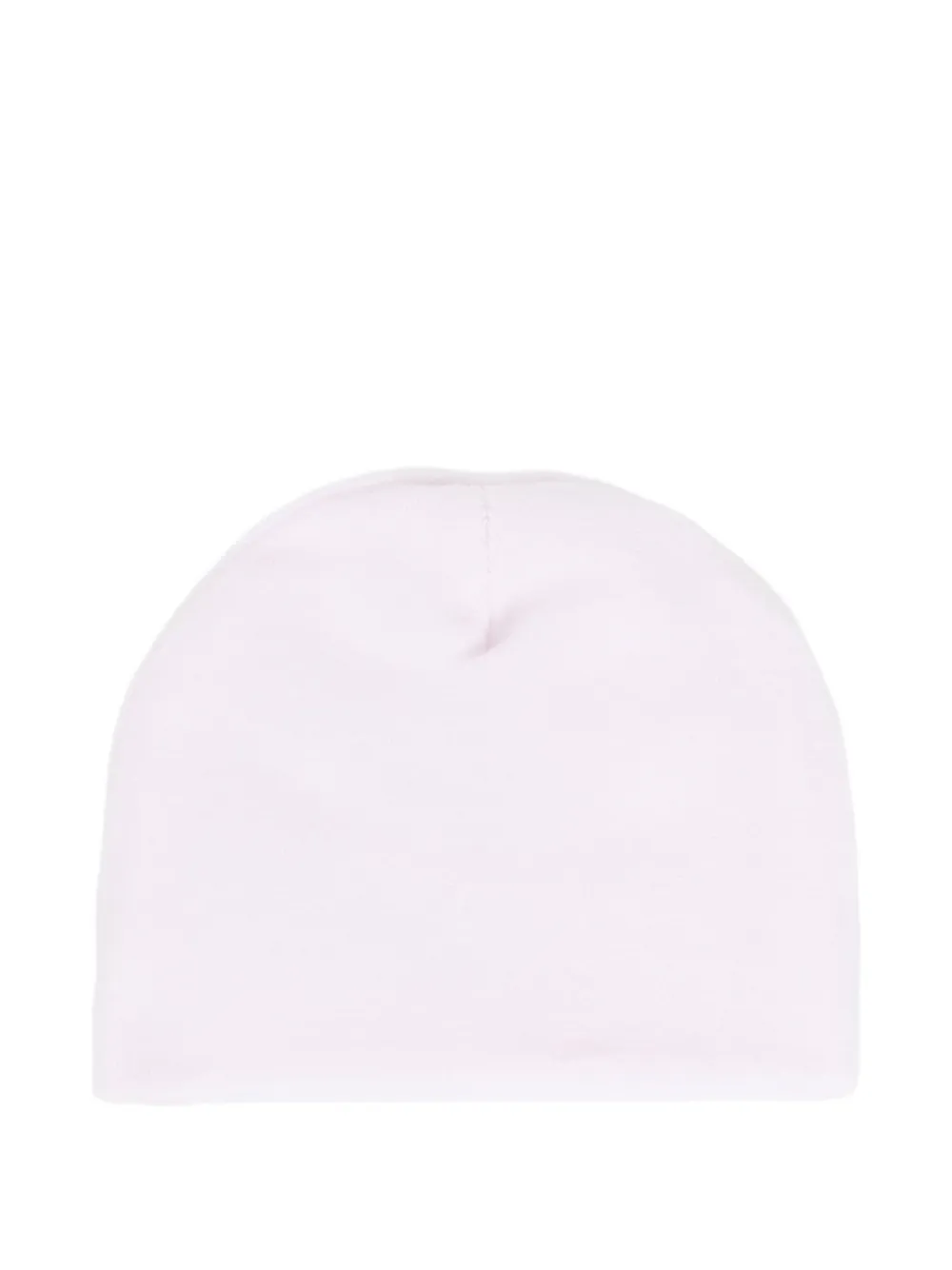 NANAN teddy-embroidered beanie - Roze