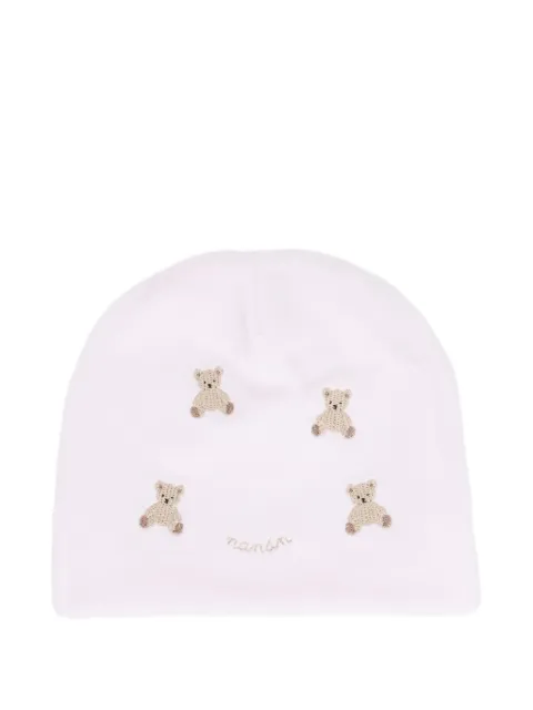 NANAN gorro con osito bordado