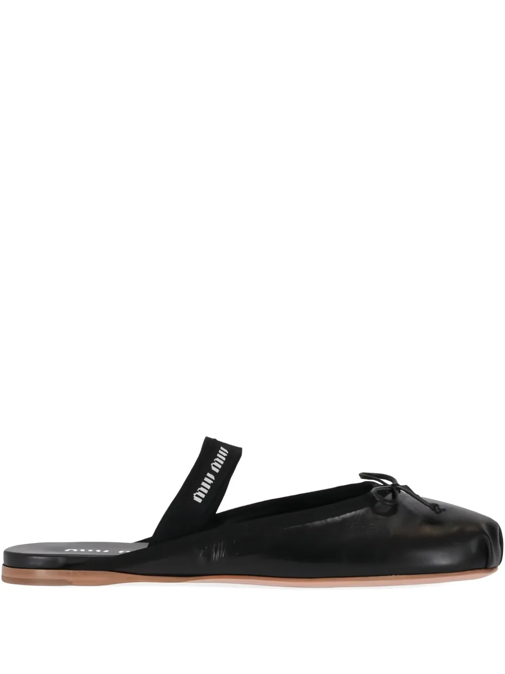 Miu Miu bow-detail mules | Black | Image 1