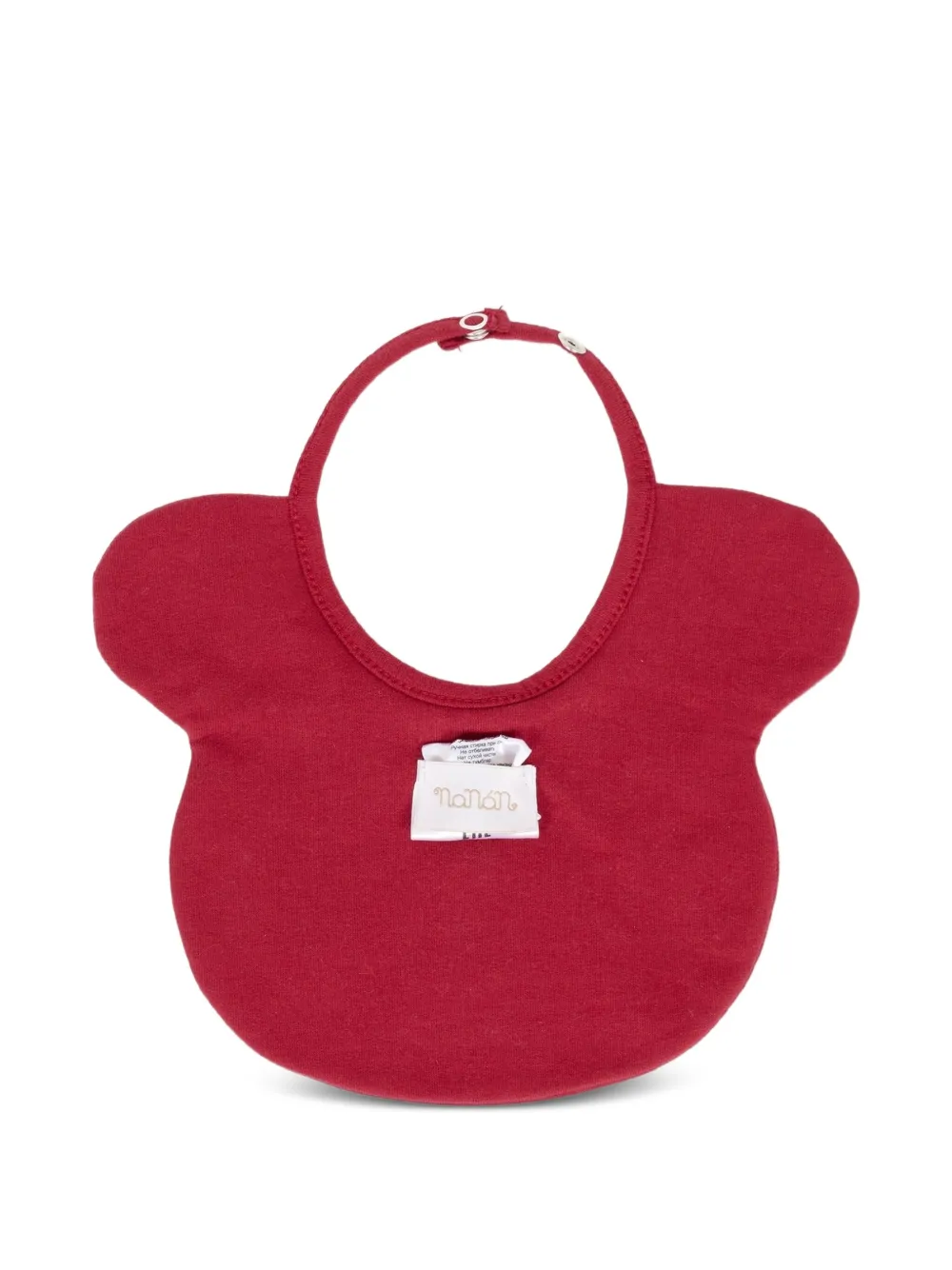 NANAN bear-shape embroidery bib | Image 2