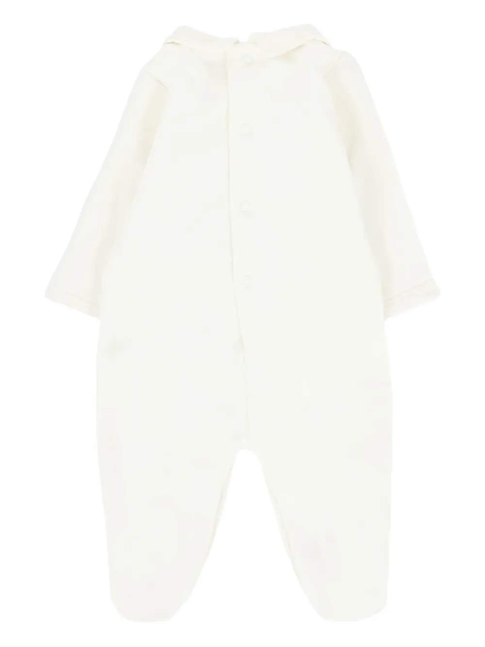 NANAN teddy-bear argyle pajama - Wit