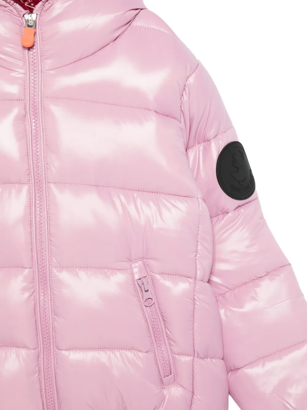 Save The Duck Kids Donsjack met capuchon Roze