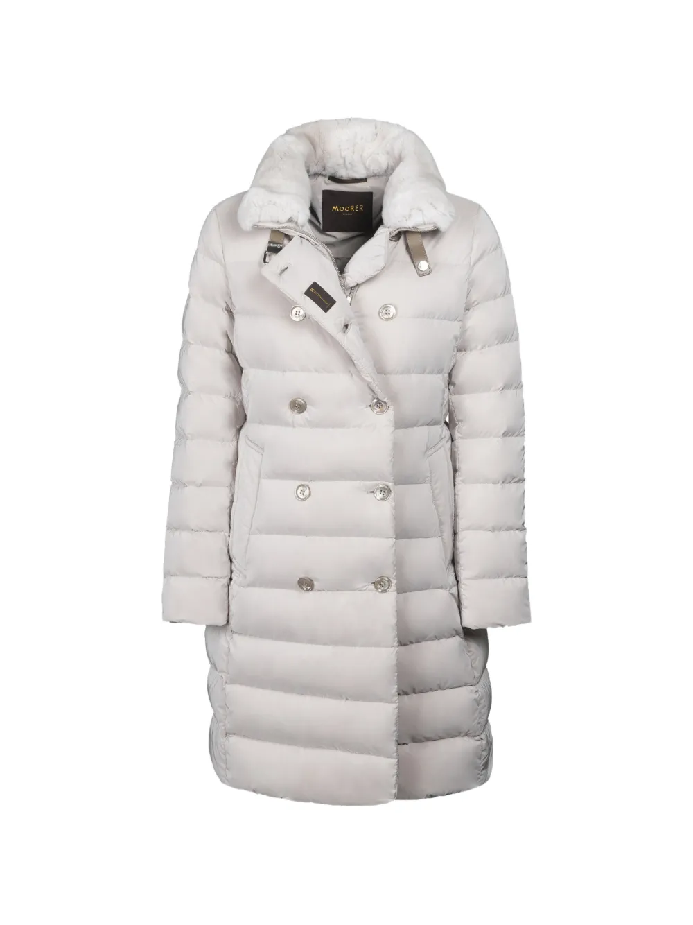 Moorer Longan double-breasted jacket - Toni neutri